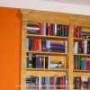 Bücherregalwand Holz Gründerzeit Bücherschrank Bibliothek Landhausstil